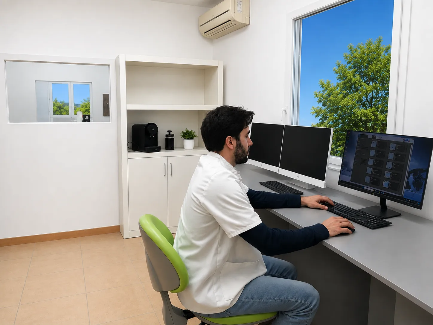 Raphaël, prothésiste dentaire au laboratoire Labotec à Nanterre